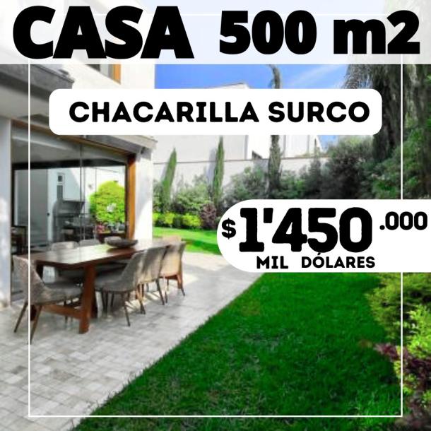 Casa en Chacarilla Surco de 500 m2 y 5 habitaciones-2