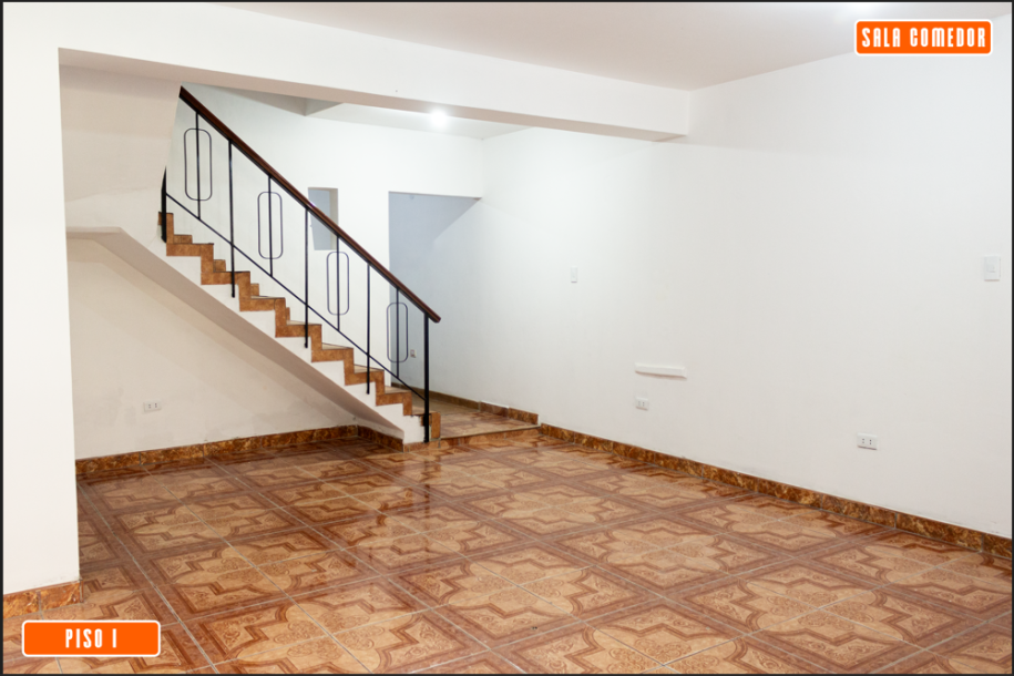 ¡Ocasión única! Casa de 3 pisos + terraza en VMT-1